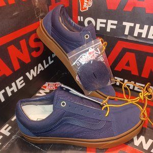 VANS Old Skool Men’s 7/Women's 8.5 Gum Sole Blue Sky Captain/Boo VN0A38G1UNF
